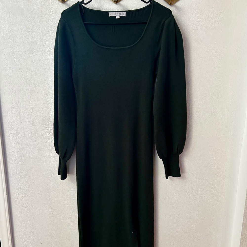 Baltic Born Classic Forest Green Long Sleeve Dress